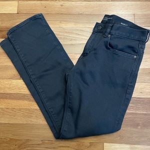 Banana Republic Mens Traveler Slim Fit Straight Jeans Size 30 x 30 Grey Stretch